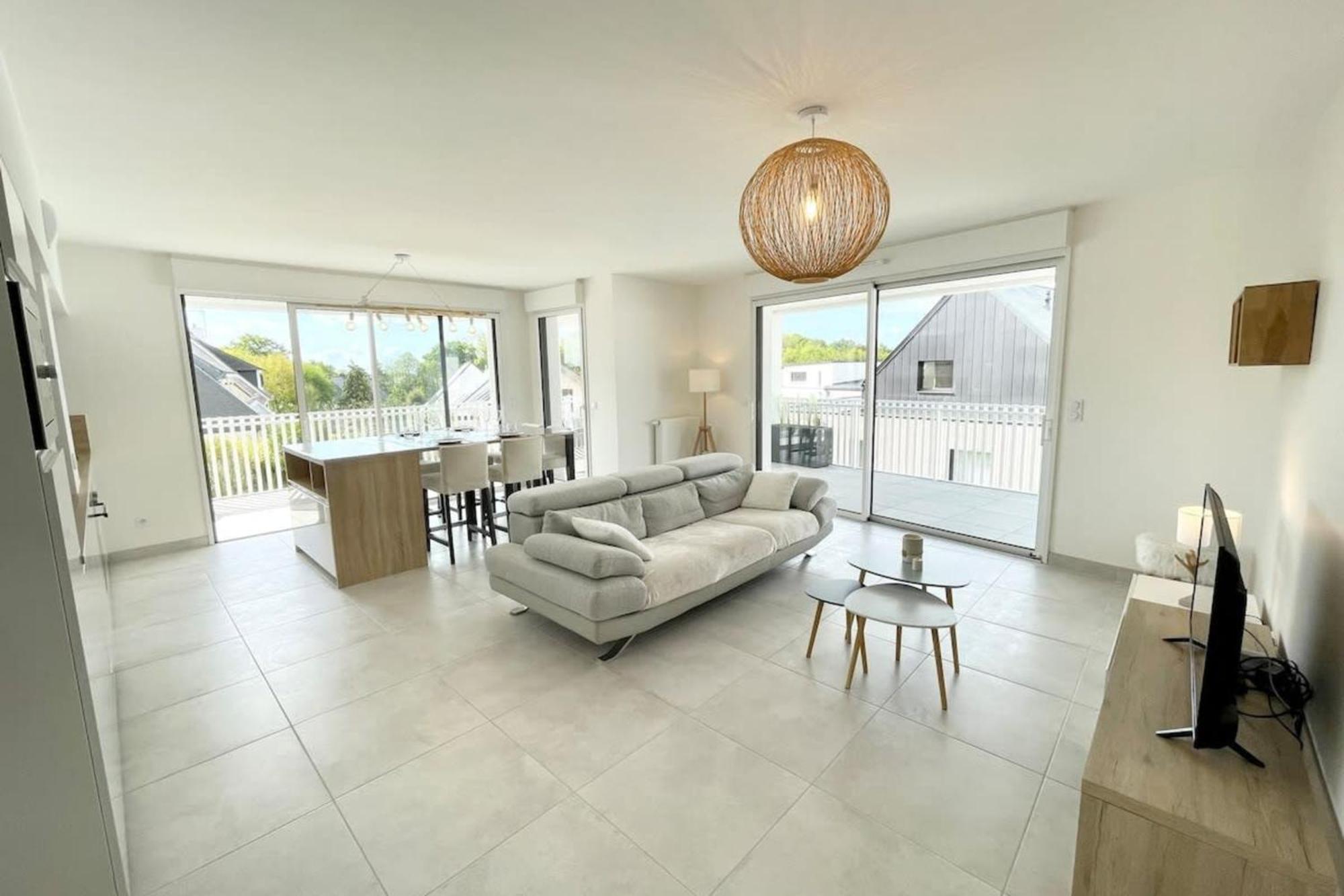 Spacieux Appartement Neuf De Standing Hyper Cosy Larmor-Plage Bagian luar foto